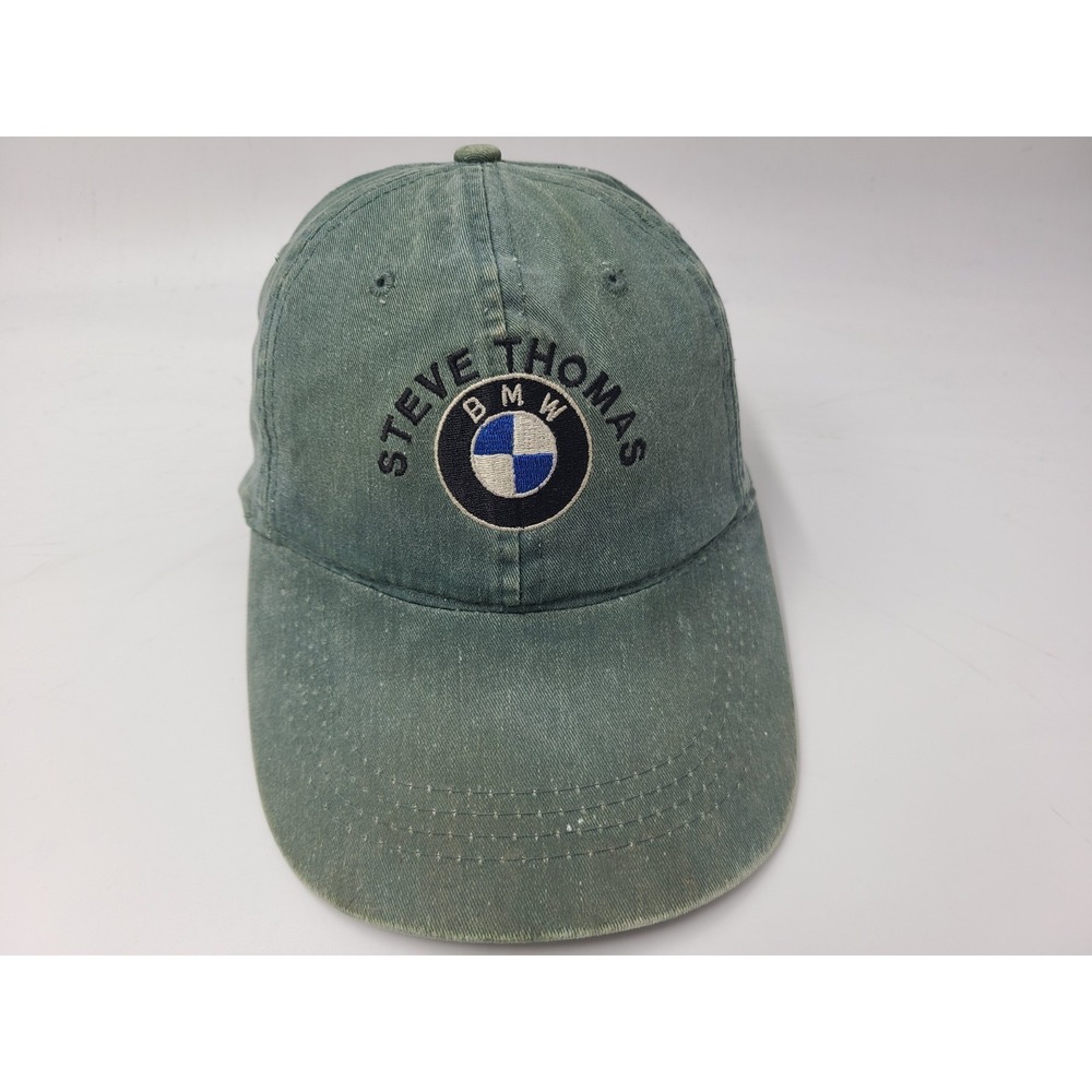 Vintage Steve Thomas BMW Strapback Adjustable Hat Cap Car Dealer Caramillo CA